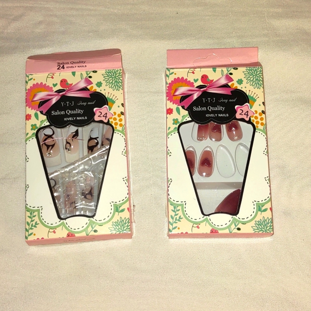 Never been used press on nails